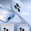 OTOFLY Magnetic for iPhone 15 Pro Case Compatible with MagSafe, [Full Camera Protection][Screen Protector] Full-Body Silicone Shockproof Phone Case for iPhone 15 Pro 6.1" (Light Blue)