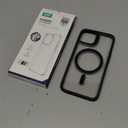 ESR for iPhone 14 /iPhone 13 Case, Compatible with MagSafe, Shockproof Military-Grade Protection, Magnetic Phone Case for iPhone 14/13, Classic Hybrid Case (HaloLock), Clear Black