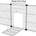 HOMIDEC Pet Playpen,Small Animals Cage DIY Wire Portable Yard Fence with Door for Indoor/Outdoor Use,Puppies,Kitties,Bunny,Turtle 48" x 24" x 16"