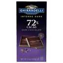 2 x GHIRARDELLI Intense Dark Chocolate Bar, 72% Cacao, 3.5 Oz Bar (EXP 06/30/27)