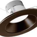 NICOR DLR56612120SOB DLR56(v6) 5/6-inch Oil-Rubbed Bronze 1200 Lumen Selectable Recessed LED Downlight
