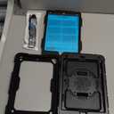 SEYMAC stock Case for iPad 9th / 8th / 7th Generation 10.2'' with Screen Protector Pencil Holder, 360° Rotating Stand Shoulder Strap Protective Case for iPad 10.2 inch (2021/2020/2019), Black