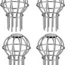 Gutter Guard, Fits for 1.7" ~ 2.4" Round Downspout, 304 Stainless Steel Rigid Filter Strainer, Stops Leaves Seeds and Other Debris, Gutter Cleaning Tool 4 Pack