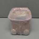 Cute Desktop Trash Can Wastebasket with 90 Trash Bags, Creative Tiny Countertop Garbage Can with Flip Lid, Small Plastic, Pink