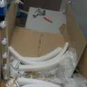 Hasipu 32" x24 Hollywood Vanity Mirror with Lights - Makeup Mirror with 17 Dimmable LED Bulbs, 10X Magnification, Touch Control, USB & Type-C Charging Port (Square White)