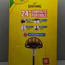 Spalding X Crayola 24" Molded Eco-Composite Telescoping Youth Portable Hoop