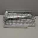 2-Tier Kitchen Cabinet,Pull Out Cabinet Organizer,Shelf and Drawer Organizer Slide Out Pantry Storaqe Basket in Multiple Sizes (12" W x21 D)