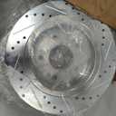A-Premium 11.50 Inch (292.1mm) Rear Drilled and Slotted Disc Brake Rotors