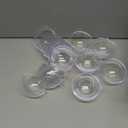LYLYFAN 10 Pack Clear Plastic Fillable Ornament Ball 3.15''/80mm for Christmas,Holiday, Wedding,Party,Home Decor