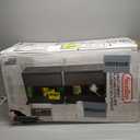 Sterilite 4 Shelf Cabinet, Lockable Utility Storage w/ Adjustable Shelves, Gray - Plastic Shelving Unit for Organizing Garage, Pantry, Basement, Laundry Room or Mudroom (One Size)