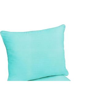 Home Indoor/Outdoor Corded Deep Pillow, Canvas Aruba