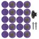 3" Quick Change Easy Strip Discs for Drill Die Grinder, air Grinders Attachment for Strips Paint, Cleans Welds Rust Removal Stripping Wheel(20 Pack)