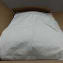 Amazon Basics Down Alternative Bed Pillows and Pillow Protector Case Set, Medium Density, Standard Size 26" x 20", Hypoallergenic, Microfiber, Washable, White, 2-Pack
