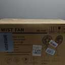 Misting Fan, 2026 Upgraded 4L Large Water Tank Mister Cooling Fan, 5 Speeds 3 Modes Misting Standing Fan, Floor Fan with Remote for Home, Bedroom, Patio, Outdoor Pcs, Medium