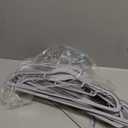 BAGAIL Plastic Hangers 50 Pack with Non-Slip Design,0.2 Inches Thick, 360Swivel Hook Space Saving Organizer for Bedroom Closet,Shirts,Pants(Grey- S Shaped) (Gray)