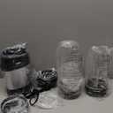 Nahida Blender for Smoothies, 1200W Smoothie Blender for Ice Crushing, Blenders with (2) 6-Fin Blades, Personal Blenders for Kitchen with 23oz, 32oz, 37oz Easy Go Cups for Juices, Silver