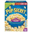 Pop Secret Popcorn, Movie Theater Butter, 3.2 Ounce Microwave Bags, 12 Count Box (Pack of 4) (EXP 09/20/26)