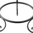 Metal Gazing Ball Stand for 10 Or 12 Inch Balls, Low Short Wrought Iron Gazing Globe Display Stand Garden Sphere Holder, Fade and Weather Resistant Outdoor Decoration for Homes, Yards and Gardens