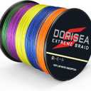 Extreme Braid 100% Pe Braided Fishing Line 109Yards-2187Yards 6-550Lb Test Fishing Wire Fishing String Incredible Superline Zero Stretch (1000m/1093Yards 15lb/0.18mm, Multi-Color)