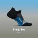 Feetures Elite Light Cushion No Show Tab Athletic Ankle Socks - Sport Sock with Targeted Compression M Pack of 3