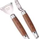 2 x Swivel Vegetable Peeler Set 2 Pack (Straight & Y-Type), Ultra Sharp Stainless Steel Blades with Grip Handle, Effortless Peeling for Potato, Carrot, Pumpkin, Cucumber, Apple & More