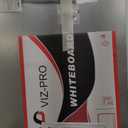 VIZ-PRO Magnetic Dry Erase Board, 36 X 24 Inches, Silver Aluminum Frame