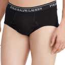 POLO RALPH LAUREN Men's Classic Fit Cotton Briefs, Multipacks (Gray, L)