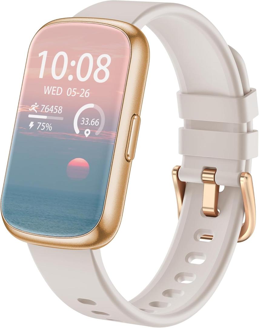 Fitness Tracker, Health Smart Watches for Women Men with 24/7 Heart Rate/Blood Pressure/Blood Oxygen Monitor, Sleep Tracker, Calories & Pedometer, IP68 Waterproof Activity Trackers for Android&iPhone