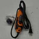 Sharp Pebble Electric Chainsaw Sharpener Kit - Comes with Chain Saw Sharpener Tool, 4 File Size Sharpening Wheel Bits, Angle Attachment, Wrench & eBook