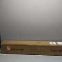 Artificial Ficus Tree Indoor 7ft, Large Potted Faux Tree with Realistic Silk Leaves & Trunk for Home Office, Living Room Corner Decor (White Green)