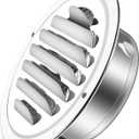 Garage Door Vent Kit 4 Inch Metal Dryer Vent Cover Louver Air Vents