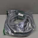 HLMOptimo 23 Feet Universal Washing Machine Drain Hose Flexible Dishwasher Drain Hose Extension Kits Corrugated Washer Hose w/ 1 Adapter 4 Clamps 1 U-Bend Holder