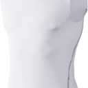 TopTie Men's Sleeveless Compression Shirt, Sports Base Layer Tank Top, Athletic Workout Shirt