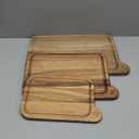 Non Toxic Cutting Boards - Cutting Board Set Free of Mineral Oil, Made of FSC Acacia Wood - Cutting Boards for Kitchen - Includes 3 Chopping Boards. By Ziruma