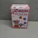 windpaint Fabric Flower Bouquets Toys, Christmas Gifts DIY Craft Kits Toys for Kids, Arts & Crafts for Girls 3 4 5 6 7 8 9 10 Years Old Toddler, Educational Learning Preschool Birthday Gifts(Purple)