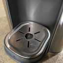 Single Serve Coffee Maker for K-Cup Pod and Grounds, Hot and Iced Coffee Maker, Stainless Steel Coffee Maker, Strong Button Feature, 6 to 14oz Brew Sizes, 50oz Removable Tank, Up to 6.5 Inch Cup, Grey