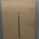 AX WABER Universal Floor TV Stand with Mount 70 Degree Swivel 9 Level Height Adjustable and Space Saving Design for Most 27 to 65 inch LCD, LED OLED TVs, Perfect for Corner & Bedroom White AX1006TW