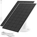 Solar Panel for Eufy Camera, for eufyCam 2/2 Pro,2C/2C Pro,E,soloCam E20/E40 Spotlight,IP65 Waterproof USB-C Solar Panel Charger for eufy with Micro USB & Micro Plug (2Pack)