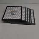 BESCRCL 11x14 Picture Frame Black Set of 6, Display Pictures 8x10 with Mat or 11x14 without Mat, Photo Frames for Wall Mounting