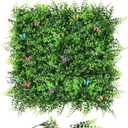 12 Pack 20x20 Fake Turf Mats Anti-UV Evergreen Hedge Backdrop Cover