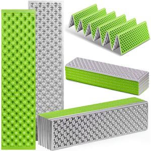 Foam Camping Pads for Sleeping, Foldable Closed Cell Foam Camping Mattress, Waterproof Outdoor Sleeping Mat for Ultralight Backpacking Thru-Hiking (2 Packs)