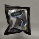 Compatible with AirPods 4th Case,Magnetic Automatic Lock with Phone Stand & Cleaning Kit,Compatible with Magsafe,Carbon Fiber Texture Cover -Light Blue