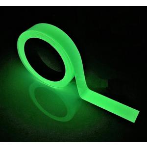 Glow in The Dark Tape - 65 FT X 0.5 Inch Luminous Photoluminescent/Luminescent Emergency Roll Safety Egress Markers Stairs, Walls, Steps, Exit Sign. Glowing Pro Theatre Stage Floor (65 ft X 0.5 inch)