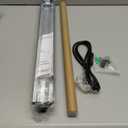 REPTI ZOO T5 HO UVB Lighting Combo Kit, Terrarium Hood Comes with Desert 10.0 UVB T5 Lamp (24W)