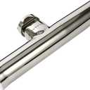 Amarine Made 2 Pcs Fishing Rod Holder, Stainless Tournament Style Clamp on Rod Holder, Rail Mount Fishing Pole Holder for Rails 7/8" to 1"