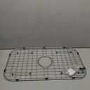 Protector Grid 26-1/16" x 14-1/16", Centered Drain with Corner Radius 3-1/2", Stainless Steel Material for Kitchen Sink Centered Drain with Corner Radius