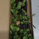 3Pcs 38.8" Faux Greenery Plant Stems and Branches for Tall Vase,Artificial Tree Branches and Twigs for Decoration (Green Leaves & Brown Stem)