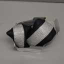 New Diamond Leather Steering Wheel Cover with Bling Bling Crystal Rhinestones, Universal Fit 15 Inch Car Wheel Protector for Women Girls Black (Standard Size[14"1/2-15"])