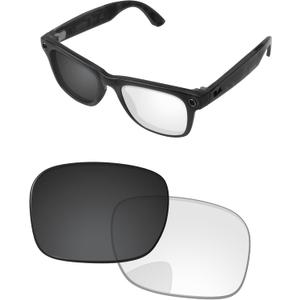 Replacement Lenses for Ray-Ban Meta Wayfarer Gen 2 RW4012 50mm AI Glasses - Photochromic, Anti-Fog & Anti Blue Light