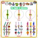 10 x 100 Pcs Cute Pencil Topper Decoation,Mixed Different Style Lovely Pencil Clips,Bulk Pen Toppers Charm Accessories for Kids,Classroom Rewards Prizes Gift for Students